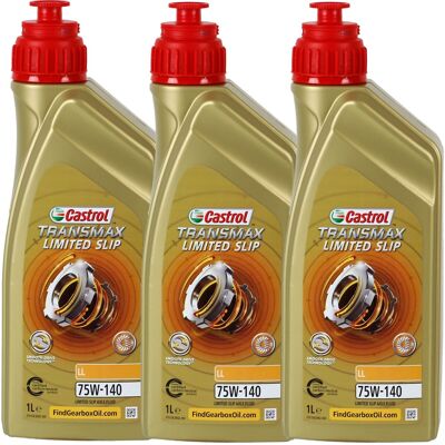 3l Castrol Transmax 75w-140 Ls Achsgetriebeöl Differential-öl Api Gl-5: 3l Castrol Transmax 75w-140 Ls Achsgetriebeöl Differential-öl Api Gl-5: