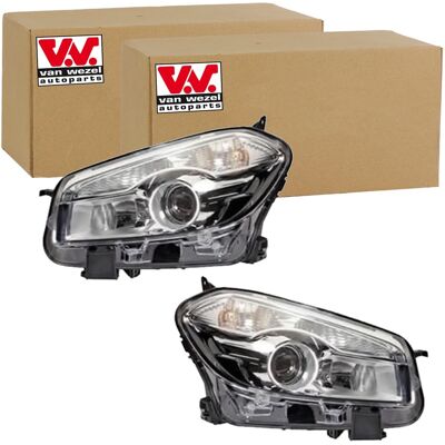 2x Van Wezel H7/h7 Scheinwerfer Set Links+rechts Passend Für Nissan Qashqai: Hauptscheinwerfer Abakus: 21511d7lldem Alkar: 2751570 Diederichs: 6045981 2x Van Wezel H7/h7 Scheinwerfer Set Links+rechts Passend Für Nissan Qashqai: Hauptscheinwerfer Abakus: 21511d7lldem Alkar: 2751570 Diederichs: 6045981