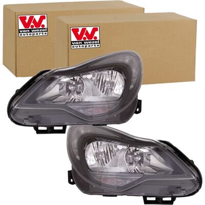 2x Van Wezel H7/h1 Scheinwerfer Set Links+rechts Passend Für Opel Corsa: Hauptscheinwerfer Abakus: 4421169lmldem2 Abakus: 4421169rmlem2b Alkar: 276142 2x Van Wezel H7/h1 Scheinwerfer Set Links+rechts Passend Für Opel Corsa: Hauptscheinwerfer Abakus: 4421169lmldem2 Abakus: 4421169rmlem2b Alkar: 276142