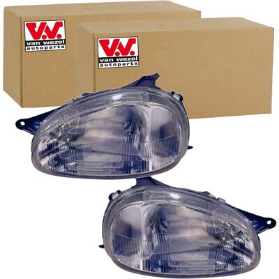 2x Van Wezel H4 Scheinwerfer Set Links+rechts Passend Für Opel Combo Corsa: Hauptscheinwerfer Abakus: 4421102rlde Abakus: 4421102rldem Abakus: 4421123 2x Van Wezel H4 Scheinwerfer Set Links+rechts Passend Für Opel Combo Corsa: Hauptscheinwerfer Abakus: 4421102rlde Abakus: 4421102rldem Abakus: 4421123