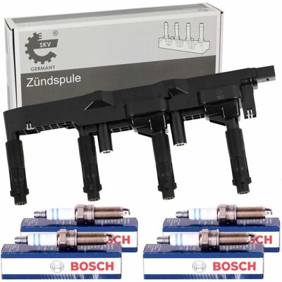 Skv Zündspule + 4x Bosch Zündkerzen Für Mercedes A-klasse (w168) Vaneo (414): Mercedes-benz: 0031597503 Mercedes-benz: A0001500780 Mercedes-benz: A000 Skv Zündspule + 4x Bosch Zündkerzen Für Mercedes A-klasse (w168) Vaneo (414): Mercedes-benz: 0031597503 Mercedes-benz: A0001500780 Mercedes-benz: A000