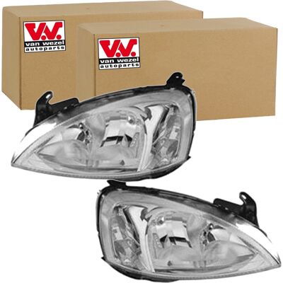 2x Van Wezel H7/h7 Scheinwerfer Set Links+rechts Passend Für Opel Combo Corsa: Hauptscheinwerfer Abakus: 4421138lldemn Abakus: 4421138rldemn Alkar: 27 2x Van Wezel H7/h7 Scheinwerfer Set Links+rechts Passend Für Opel Combo Corsa: Hauptscheinwerfer Abakus: 4421138lldemn Abakus: 4421138rldemn Alkar: 27