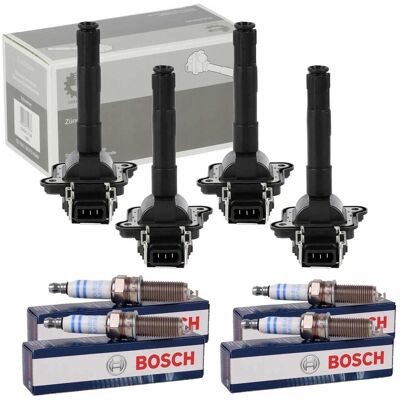 4x Skv Zündspule +bosch Zündkerzen Für Audi 3 A4 A6 Vw Bora Golf 4 Passat Sharan: Vag: 058905101 Vag: 058905105 Audi: 101000033af Audi: 101000063aa Se 4x Skv Zündspule +bosch Zündkerzen Für Audi 3 A4 A6 Vw Bora Golf 4 Passat Sharan: Vag: 058905101 Vag: 058905105 Audi: 101000033af Audi: 101000063aa Se