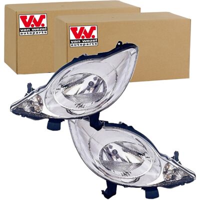 2x Van Wezel H4 Scheinwerfer Set Links+rechts Passend Für Peugeot 107: Hauptscheinwerfer Abakus: 5501139rldem Alkar: 2742286 Citroën/peugeot: 620674 D 2x Van Wezel H4 Scheinwerfer Set Links+rechts Passend Für Peugeot 107: Hauptscheinwerfer Abakus: 5501139rldem Alkar: 2742286 Citroën/peugeot: 620674 D