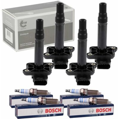 4x Zündspule + Bosch Zündkerzen Für Audi A3 8l Tt Vw Golf 4 Sharan New Beetle: Vag: 06b905115 Vag: 06b905115b Vag: 06b905115e Audi: 101000033af Audi: 4x Zündspule + Bosch Zündkerzen Für Audi A3 8l Tt Vw Golf 4 Sharan New Beetle: Vag: 06b905115 Vag: 06b905115b Vag: 06b905115e Audi: 101000033af Audi: