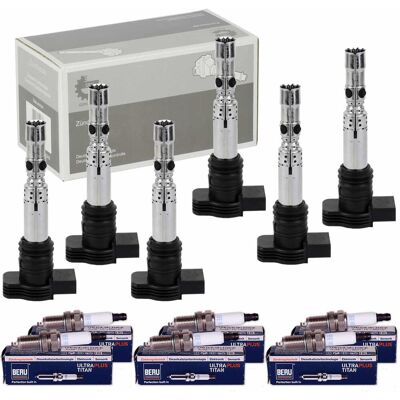 Hausmarke+BERU 6x Skv Zündspule + Beru Zündkerze Passend Für Audi A6 (4b2, C5) 2.7 T Quattro: Vw: 06a905115 Vw: 06a905115a Vw: 06a905115b Vw: 06a905115c Vw: 06a90511 Hausmarke+BERU 6x Skv Zündspule + Beru Zündkerze Passend Für Audi A6 (4b2, C5) 2.7 T Quattro: Vw: 06a905115 Vw: 06a905115a Vw: 06a905115b Vw: 06a905115c Vw: 06a90511