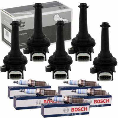 5x Zündspule + Bosch Zündkerzen Passend Für Volvo C30 S40 C70 S60 V50 T5 V70 R: Ford: 1371601 Ford: 6m5g12029aa Volvo: 30713417 Volvo: 8677837 5x Zündspule + Bosch Zündkerzen Passend Für Volvo C30 S40 C70 S60 V50 T5 V70 R: Ford: 1371601 Ford: 6m5g12029aa Volvo: 30713417 Volvo: 8677837