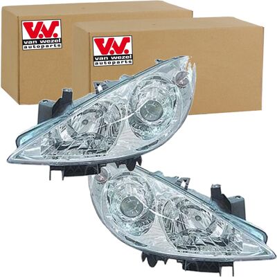 2x Van Wezel H7/h1 Scheinwerfer Set Links+rechts Passend Für Peugeot 307: Hauptscheinwerfer Abakus: 5501137lldem Alkar: 2751307 Diederichs: 4234183 Di 2x Van Wezel H7/h1 Scheinwerfer Set Links+rechts Passend Für Peugeot 307: Hauptscheinwerfer Abakus: 5501137lldem Alkar: 2751307 Diederichs: 4234183 Di