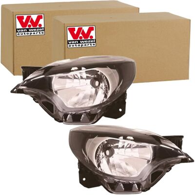 2x Van Wezel H4 Scheinwerfer Set Links+rechts Passend Für Renault Twingo: Hauptscheinwerfer Abakus: 5511192rldem2 Alkar: 2746171 Diederichs: 4482080 J 2x Van Wezel H4 Scheinwerfer Set Links+rechts Passend Für Renault Twingo: Hauptscheinwerfer Abakus: 5511192rldem2 Alkar: 2746171 Diederichs: 4482080 J