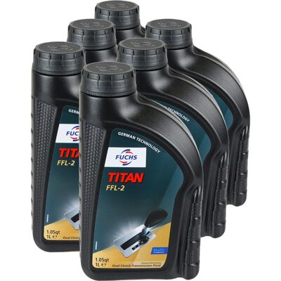 6x1l Fuchs Titan Ffl-2 Dct Doppelkupplungsgetriebeöl Auch Passend Für Vw Dsg Bmw: 6x1l Fuchs Titan Ffl-2 Dct Doppelkupplungsgetriebeöl Auch Passend Für Vw Dsg Bmw: