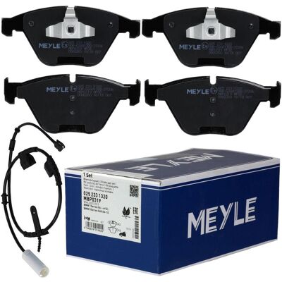 MEYLE BMW 3er E90/E91/E92/E93 Vorderachse Bremsbeläge mit Warnkontakt - Bremsbelagsatz MEYLE BMW 3er E90/E91/E92/E93 Vorderachse Bremsbeläge mit Warnkontakt - Bremsbelagsatz