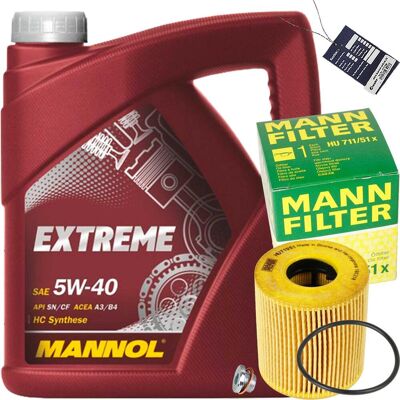 MANN-FILTER+MANNOL Mann Ölfilter+5l Mannol 5w40 Öl Passend Für Citroen C4 C5 Peugeot 508 407 307: Peugeot: 0311.21 Peugeot: 0311.28 Peugeot: 0311.38 Bmw: 11427557012 Bmw MANN-FILTER+MANNOL Mann Ölfilter+5l Mannol 5w40 Öl Passend Für Citroen C4 C5 Peugeot 508 407 307: Peugeot: 0311.21 Peugeot: 0311.28 Peugeot: 0311.38 Bmw: 11427557012 Bmw