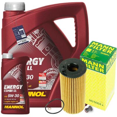 MANN-FILTER+MANNOL Mann Ölfilter + 6l Mannol 5w-30 Combi Ll + Schraube Passend Für Bmw D Ll-04: Bmw: 11137535106 Mini: 11137535106 Bmw: 11428507683 MANN-FILTER+MANNOL Mann Ölfilter + 6l Mannol 5w-30 Combi Ll + Schraube Passend Für Bmw D Ll-04: Bmw: 11137535106 Mini: 11137535106 Bmw: 11428507683