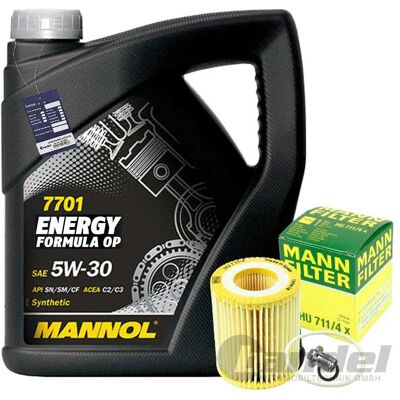 MANN-FILTER Mann Ölfilter 5l Mannol 5w30 - Motoröl & Ölfilter MANN-FILTER Mann Ölfilter 5l Mannol 5w30 - Motoröl & Ölfilter