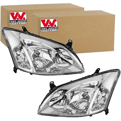 2x Van Wezel H7/h7 Scheinwerfer Set Links+rechts Passend Für Toyota Corolla: Hauptscheinwerfer Abakus: 21211d1lldem Alkar: 2709262 Diederichs: 6618281 2x Van Wezel H7/h7 Scheinwerfer Set Links+rechts Passend Für Toyota Corolla: Hauptscheinwerfer Abakus: 21211d1lldem Alkar: 2709262 Diederichs: 6618281