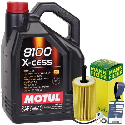 MANN-FILTER+MOTUL Mann Ölfilter+5l 5w40 Für Citroen C2 C3 Berlingo Peugeot 106 206 306 307 Partner: Peugeot: 0163.93 Renault: 7703075012 Renault: 7703075347 Renault: 77 MANN-FILTER+MOTUL Mann Ölfilter+5l 5w40 Für Citroen C2 C3 Berlingo Peugeot 106 206 306 307 Partner: Peugeot: 0163.93 Renault: 7703075012 Renault: 7703075347 Renault: 77