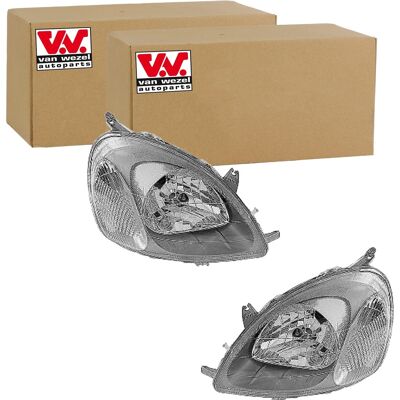 2x Van Wezel H4 Scheinwerfer Set Links+rechts Passend Für Toyota Yaris: Hauptscheinwerfer Abakus: 21211a2rldem Diederichs: 6605080 Diederichs: 6605980 2x Van Wezel H4 Scheinwerfer Set Links+rechts Passend Für Toyota Yaris: Hauptscheinwerfer Abakus: 21211a2rldem Diederichs: 6605080 Diederichs: 6605980