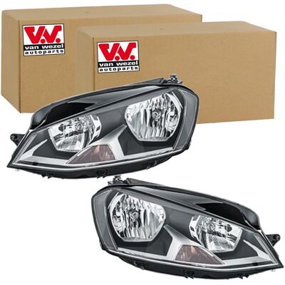 2x Van Wezel H15 H7 Scheinwerfer Set Links+rechts Passend Für Vw Golf: Hauptscheinwerfer Abakus: 44111j3rmldem2 Alkar: 2752137 Diederichs: 2216080 Die 2x Van Wezel H15 H7 Scheinwerfer Set Links+rechts Passend Für Vw Golf: Hauptscheinwerfer Abakus: 44111j3rmldem2 Alkar: 2752137 Diederichs: 2216080 Die