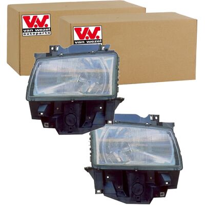 2x Van Wezel H4 Scheinwerfer Set Links+rechts Passend Für Vw Transporter: Hauptscheinwerfer Abakus: 4411129llde Alkar: 2705984 Diederichs: 2271083 Joh 2x Van Wezel H4 Scheinwerfer Set Links+rechts Passend Für Vw Transporter: Hauptscheinwerfer Abakus: 4411129llde Alkar: 2705984 Diederichs: 2271083 Joh