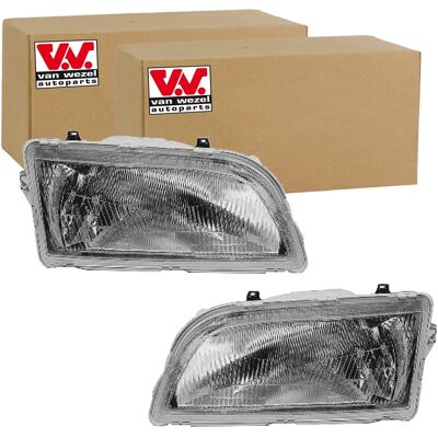 Van Wezel Scheinwerfer-Set für Volvo S40 V40 - H4 Links+Rechts Van Wezel Scheinwerfer-Set für Volvo S40 V40 - H4 Links+Rechts