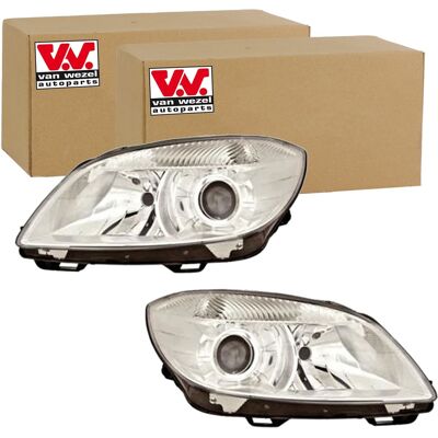 2x Van Wezel H7/h7 Scheinwerfer Set Links+rechts Passend Für Skoda Fabia: Hauptscheinwerfer Abakus: 6651121rmldem Alkar: 2756527 Diederichs: 7801782 D 2x Van Wezel H7/h7 Scheinwerfer Set Links+rechts Passend Für Skoda Fabia: Hauptscheinwerfer Abakus: 6651121rmldem Alkar: 2756527 Diederichs: 7801782 D