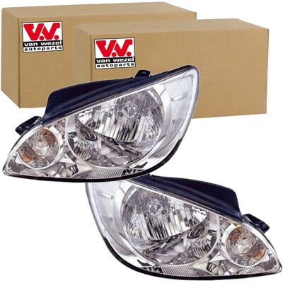 2x Van Wezel H4 Scheinwerfer Set Links+rechts Passend Für Hyundai Getz: Hauptscheinwerfer Abakus: 2211141rldem Abakus: 4441139rxldhm2 Diederichs: 6805 2x Van Wezel H4 Scheinwerfer Set Links+rechts Passend Für Hyundai Getz: Hauptscheinwerfer Abakus: 2211141rldem Abakus: 4441139rxldhm2 Diederichs: 6805