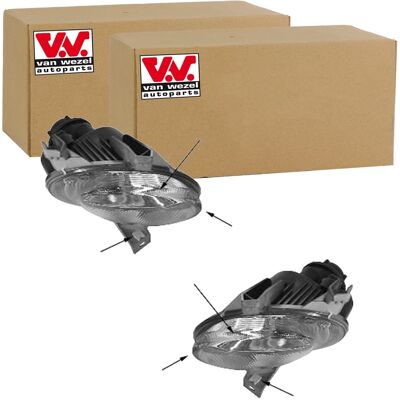 2x Van Wezel Nebelscheinwerfer Set Links+rechts Passend Für Peugeot 206: Nebelscheinwerfer Abakus: 5502007rue Alkar: 2912283 Diederichs: 4225188 Johns 2x Van Wezel Nebelscheinwerfer Set Links+rechts Passend Für Peugeot 206: Nebelscheinwerfer Abakus: 5502007rue Alkar: 2912283 Diederichs: 4225188 Johns