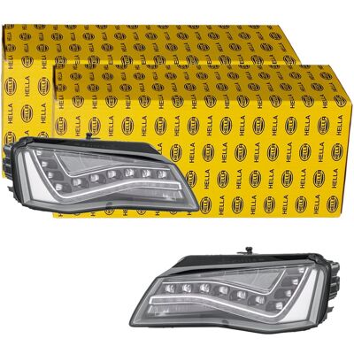 Hella - LED-Scheinwerferpaar Audi A8 - Links - Rechts - Scheinwerfersatz Hella - LED-Scheinwerferpaar Audi A8 - Links - Rechts - Scheinwerfersatz