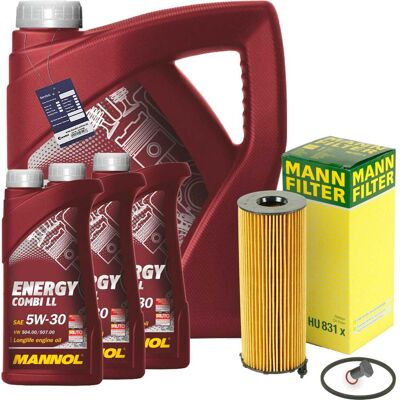MANN-FILTER Mann Ölfilter+8l Mannol 5w30 Öl Für Audi A4 8e+a5 8t+a6 4f+a8 4e+q7+vw Touareg: Verschlussschraube, Ölwanne 3rg: 83101 Aic: 51940 Aic: 56282 Aic: 6047 MANN-FILTER Mann Ölfilter+8l Mannol 5w30 Öl Für Audi A4 8e+a5 8t+a6 4f+a8 4e+q7+vw Touareg: Verschlussschraube, Ölwanne 3rg: 83101 Aic: 51940 Aic: 56282 Aic: 6047