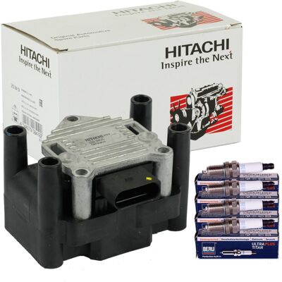 Astemo Hitachi Zündspule+beru Zündkerzen Für Audi A1 A3 Vw Bora Golf 4-6 T5 1.4-: Vag: 032905106 Vag: 032905106b Vag: 032905106d Vag: 032905106e Astemo Hitachi Zündspule+beru Zündkerzen Für Audi A1 A3 Vw Bora Golf 4-6 T5 1.4-: Vag: 032905106 Vag: 032905106b Vag: 032905106d Vag: 032905106e