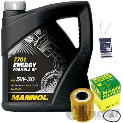 MANNOL Ölfilter + 5L Mannol 5W30 Dexos-2 - Autoteil MANNOL Ölfilter + 5L Mannol 5W30 Dexos-2 - Autoteil