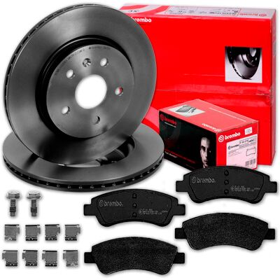 Brembo Bremsscheiben 266mm + Beläge Vorne Passend Für Citroen Ds3 C2 C3 C4: Bremsscheibe: 1613191380, 1618890480, 1626264080, 1629058880, 4246w1, 4249 Brembo Bremsscheiben 266mm + Beläge Vorne Passend Für Citroen Ds3 C2 C3 C4: Bremsscheibe: 1613191380, 1618890480, 1626264080, 1629058880, 4246w1, 4249