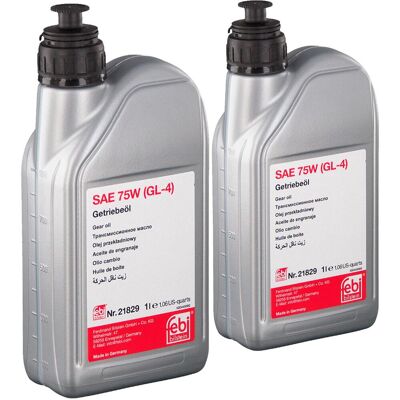 2l 21829 Febi Bilstein Getriebeöl Öl 75w Gl-4 Gelb Passend Für Vw Mercedes Audi: 21829 2l 21829 Febi Bilstein Getriebeöl Öl 75w Gl-4 Gelb Passend Für Vw Mercedes Audi: 21829
