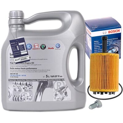 Bosch Ölfilter & LongLife III Öl - Ölwechselset Bosch Ölfilter & LongLife III Öl - Ölwechselset