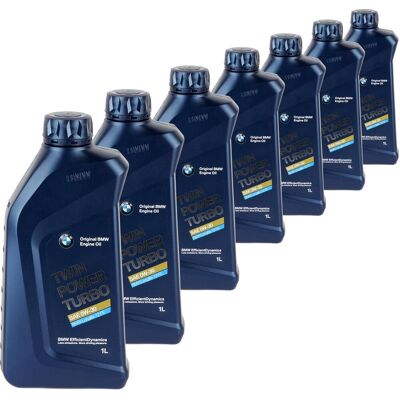 7x1l Original Bmw Motoröl 0w30 Twin Power Passend Für Longlife Ll 12 Fe Acea C2: 7x1l Original Bmw Motoröl 0w30 Twin Power Passend Für Longlife Ll 12 Fe Acea C2: