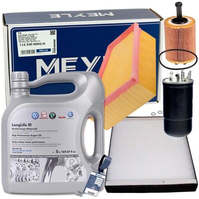 Meyle Inspektionspaket + 5l Original Für Vw Ll3 Öl Tdi Sdi Polo 9n Skoda Fabia I: Filter-satz Audi: 071115562a Audi: 071115562c Audi: 6q0820367b Mapco Meyle Inspektionspaket + 5l Original Für Vw Ll3 Öl Tdi Sdi Polo 9n Skoda Fabia I: Filter-satz Audi: 071115562a Audi: 071115562c Audi: 6q0820367b Mapco