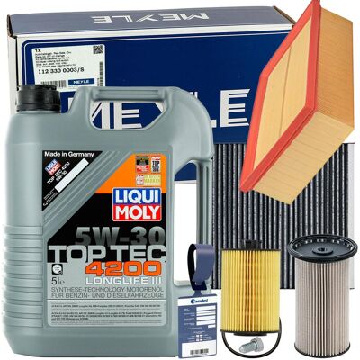 Meyle Inspektionspaket+liqui 5w30 Öl Für 1.6+2.0 Tdi Audi A3 Vw Golf 7 Octavia: Filter-satz Audi: 03n115562 Audi: 5q0127177 Audi: 5q0127177b Audi: 5q0 Meyle Inspektionspaket+liqui 5w30 Öl Für 1.6+2.0 Tdi Audi A3 Vw Golf 7 Octavia: Filter-satz Audi: 03n115562 Audi: 5q0127177 Audi: 5q0127177b Audi: 5q0