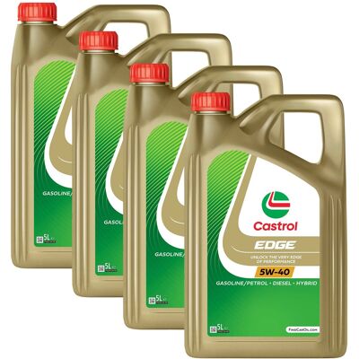 4x 4l Castrol Edge 5w-40 Passend Für Vw 505.00 505.01 Mb 226.5 229.3 0710 0700: 4x 4l Castrol Edge 5w-40 Passend Für Vw 505.00 505.01 Mb 226.5 229.3 0710 0700: