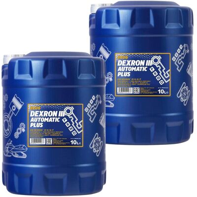 Mannol - Dexron III Automatic Plus - 10L - Automatic transmission fluid Mannol - Dexron III Automatic Plus - 10L - Automatic transmission fluid