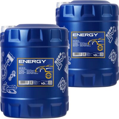 2x10l Mannol Energy 5w-30 Motoröl Passend Für Vw 502 505.00 Bmw Ll-98 Mb 229.5: Mn7511-10 2x10l Mannol Energy 5w-30 Motoröl Passend Für Vw 502 505.00 Bmw Ll-98 Mb 229.5: Mn7511-10