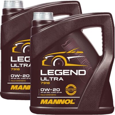 2x4l Mannol 7918 Legend Ultra Sae 0w20 Passend Für Api Sp Rc Gm Dexos1 Gen2 Ford: 7918 2x4l Mannol 7918 Legend Ultra Sae 0w20 Passend Für Api Sp Rc Gm Dexos1 Gen2 Ford: 7918