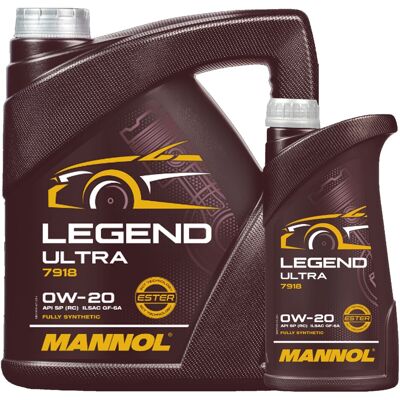 1x4l+1x1l Mannol 7918 Legend Ultra 0w20 Passend Für Api Sp Gm Dexos1 Gen2 Ford: 7918 1x4l+1x1l Mannol 7918 Legend Ultra 0w20 Passend Für Api Sp Gm Dexos1 Gen2 Ford: 7918