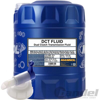 SCT - MANNOL 20l Mannol Dct Doppelkupplungsgetriebeöl + Hahn Auch Passend Für Vw Dsg Bmw: Getriebeöl Aic: 58377 Bmw: 83222147477 Bmw: 83222148579 Liqui Moly: 3640 SCT - MANNOL 20l Mannol Dct Doppelkupplungsgetriebeöl + Hahn Auch Passend Für Vw Dsg Bmw: Getriebeöl Aic: 58377 Bmw: 83222147477 Bmw: 83222148579 Liqui Moly: 3640