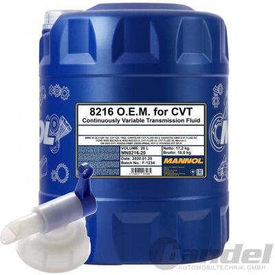 20 Lmannol Getriebeöl+hahn O.e.m.cvt Mb236.20 Moparcvtf+4 Passend Für Vag G 052: 20 Lmannol Getriebeöl+hahn O.e.m.cvt Mb236.20 Moparcvtf+4 Passend Für Vag G 052: