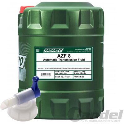 20l Fanfaro Getriebeöl Automatik Azf 8 Passend Für Audi G 060 162 Bmw: 20l Fanfaro Getriebeöl Automatik Azf 8 Passend Für Audi G 060 162 Bmw:
