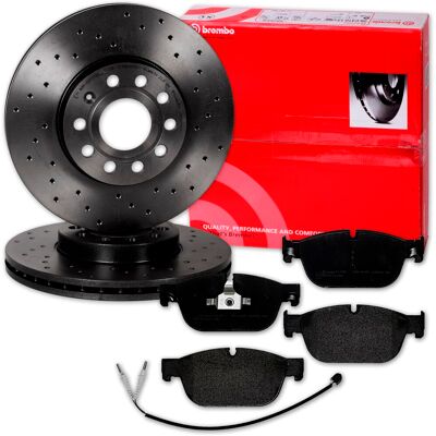 Brembo Gelochte Bremsscheiben + Beläge Vorne Passend Für Peugeot 308 Citroen Ds4: Bremsscheibe A.b.s.: 18246 Ashika: 60000615c Ate: 24013002301 Blue P Brembo Gelochte Bremsscheiben + Beläge Vorne Passend Für Peugeot 308 Citroen Ds4: Bremsscheibe A.b.s.: 18246 Ashika: 60000615c Ate: 24013002301 Blue P