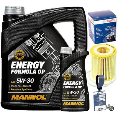 Bosch - 1457429248+mannol 5W30 - Ölfilterkit Bosch - 1457429248+mannol 5W30 - Ölfilterkit