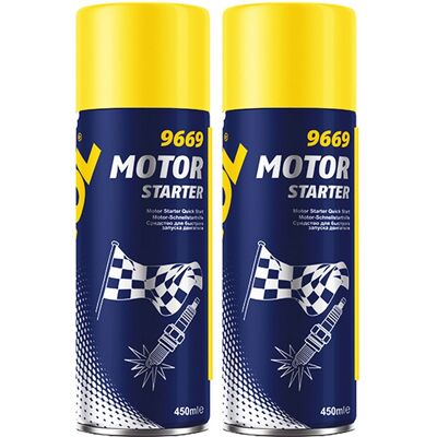 SCT - MANNOL 2x 450ml Mannol Motor Starter Spray Kalt-starthilfe Starter Sartpilot Kaltstart: SCT - MANNOL 2x 450ml Mannol Motor Starter Spray Kalt-starthilfe Starter Sartpilot Kaltstart: