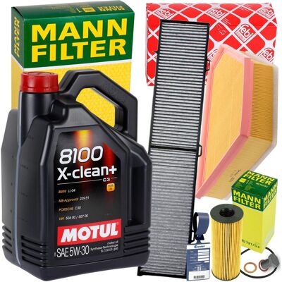 MANN-FILTER Filterset+motul 5w30 Öl Passend Für Bmw 1er E81 82 87 88 3er E90 91 92 X1 E84: Verschlussschraube, Ölwanne Bmw: 11137535106 Febi Bilstein: 100551 Febi MANN-FILTER Filterset+motul 5w30 Öl Passend Für Bmw 1er E81 82 87 88 3er E90 91 92 X1 E84: Verschlussschraube, Ölwanne Bmw: 11137535106 Febi Bilstein: 100551 Febi
