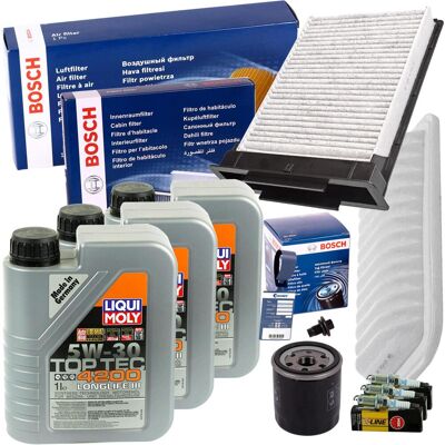 Bosch Filterset+ Zündkerzen+liqui 5w30 Für 1.0 Toyota Aygo Citröen C1 Peugeot: Verschlussschraube, Ölwanne Peugeot: 6822er Bga: Pk6700 Elring: 587320 Bosch Filterset+ Zündkerzen+liqui 5w30 Für 1.0 Toyota Aygo Citröen C1 Peugeot: Verschlussschraube, Ölwanne Peugeot: 6822er Bga: Pk6700 Elring: 587320